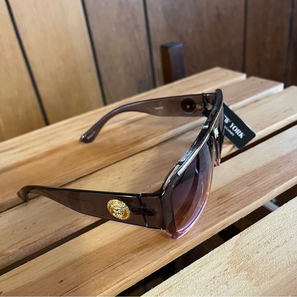 Black/Pink Color Fade Sunglasses - Picture 8 of 14